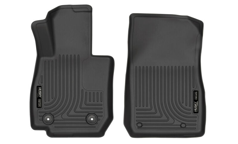 Husky Liners 16-19 Mazda CX-3 WeatherBeater Front Floor Liner - Black