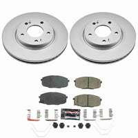 Power Stop 18-23 Hyundai Kona Front Z23 Coated Brake Kit