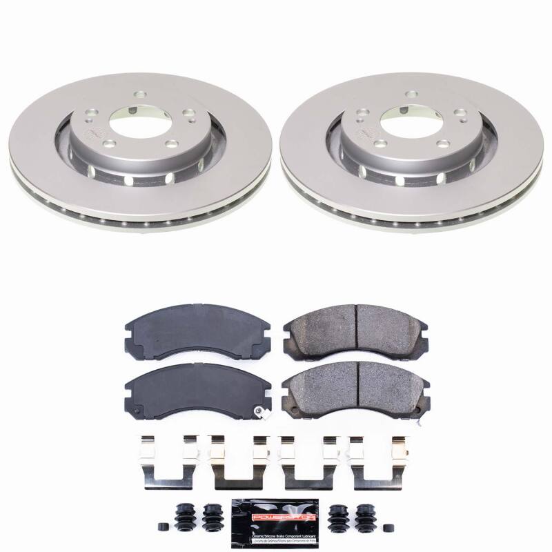 Power Stop 05-06 Mitsubishi Outlander Front Z23 Coated Brake Kit