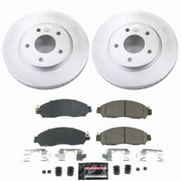 Power Stop 18-25 Nissan LEAF Front Z23 Coated Brake Kit