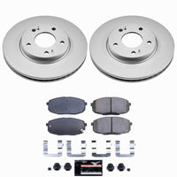 Power Stop 14-16 Kia Soul Front Z23 Coated Brake Kit