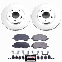 Power Stop 01-05 Chrysler Sebring Front Z23 Coated Brake Kit