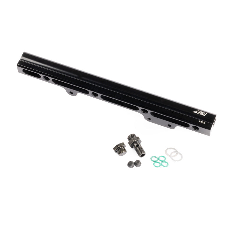 AEM 96-00 Civic CX/DX/LX/EX & 96-97 Del Sol S/Si Black Fuel Rail