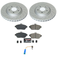 Power Stop 17-19 Infiniti QX30 Front Z23 Coated Brake Kit