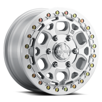 Method MR416 Beadlock 15x7 / 6x5.5 / 74mm Offset / 78.30mm Bore - Machined Clear Coat Wheel