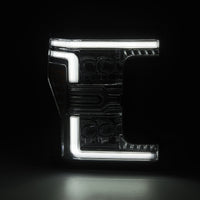 AlphaRex 17-19 Ford F-250/350/450/550 Super Duty NOVA-Series LED Proj Headlights Chrome w/SS & SBDRL