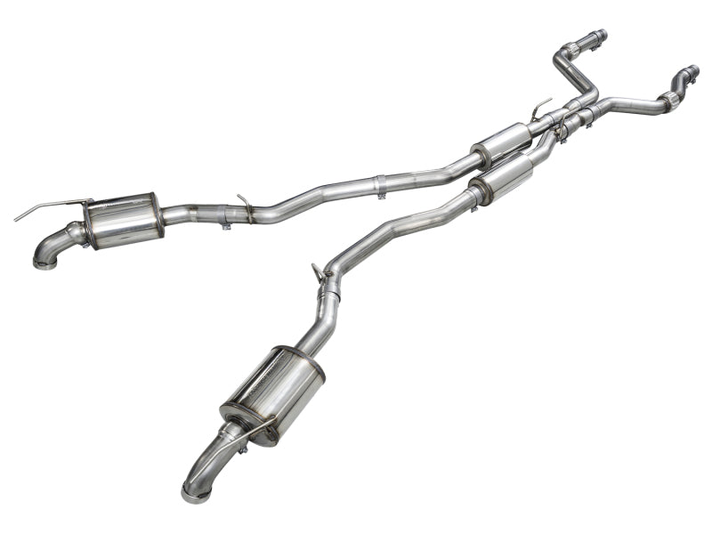 AWE Tuning 2021+ Ford Explorer Tremor 3.0TT 0FG Dual Rear Exit Exhaust w/ Bash Guard