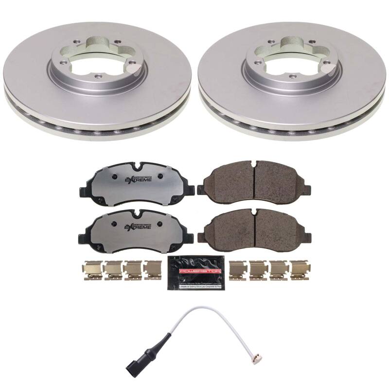 Power Stop 20-21 Ford Transit-150 Front Z36 Coated Truck & Tow Brake Kit