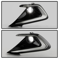 Spyder 21-23 GMC Yukon (Excl AT4) OEM Full LED Fog Lights w/Switch - Clear (FL-GY21-LED-C)