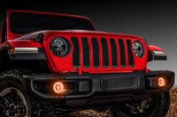 Oracle Jeep Wrangler JL/Gladiator JT LED Surface Mount Fog Light Halo Kit - Amber