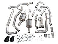 AWE Tuning 2025+ RAM 1500 RHO 3.0 I6 TT 0FG Dual Rear Exit Cat-Back Exhaust - Diamond Black Tips