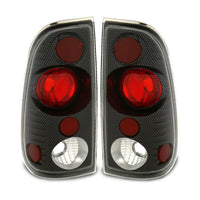 Raxiom 97-03 Ford F-150 Styleside Axial Series Version 2 Tail Lights- Carbon Fiber -Red/Clear Lens