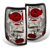 Raxiom 04-08 Ford F-150 Styleside Axial Series Euro Style Tail Lights- Chrome Housing- Clear Lens