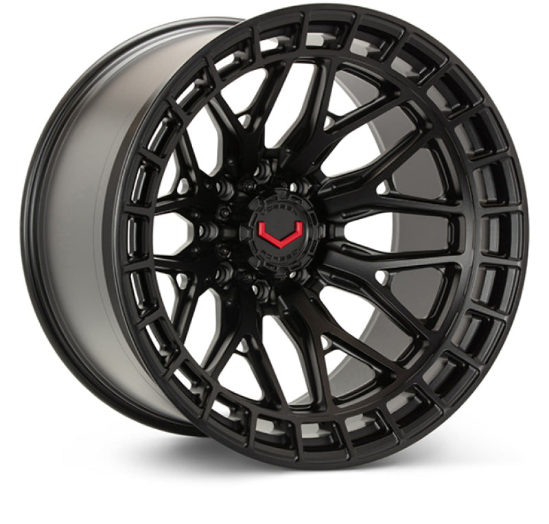 Vossen LCX-02 24x14 - 8x180 - ET75 - Mega Deep - 124.3 - Satin Black Wheel