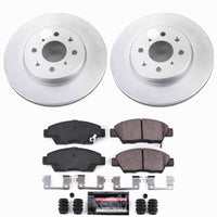 Power Stop 15-20 Honda Fit Front Z23 Coated Brake Kit