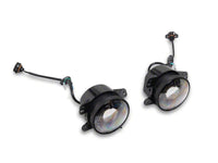 Raxiom 07-18 Jeep Wrangler JK V2 LED Switchback Fog Lights with Amber Turn Signal and Halo Rings