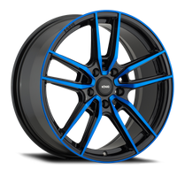 Konig Myth 17x8 5x100 ET43 Gloss Black w/ Blue Tinted Clearcoat