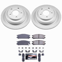 Power Stop 93-96 Subaru Impreza Rear Z23 Coated Brake Kit