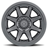 ICON Rebound Pro 17x8.5 / 5x5.5 / 0mm / 4.75in BS Satin Black Wheel