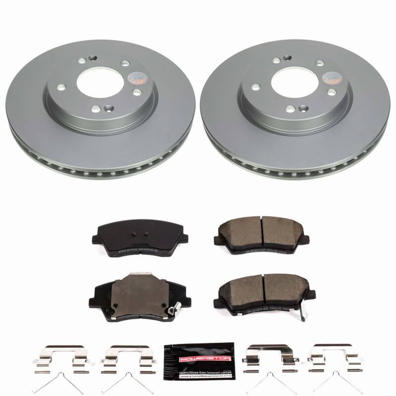 Power Stop 23-24 Kia Niro Front Z23 Coated Brake Kit