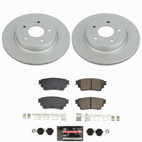 Power Stop 21-25 Nissan Rogue Rear Z23 Coated Brake Kit