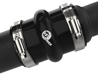 aFe BladeRunner 2in to 2-1/2in Aluminum Hot Charge Pipe Black Ford F-150 24-26 V6-2.7L (tt)