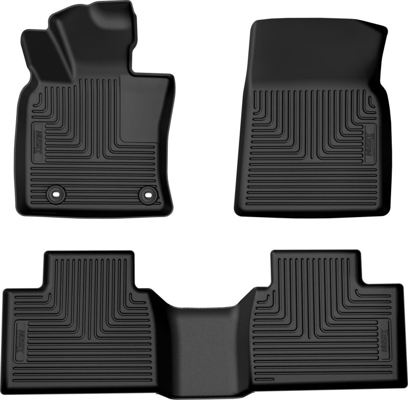 Husky Liners 25-26 Toyota Camry WeatherBeater Front & 2nd Row Floor Liners - Black