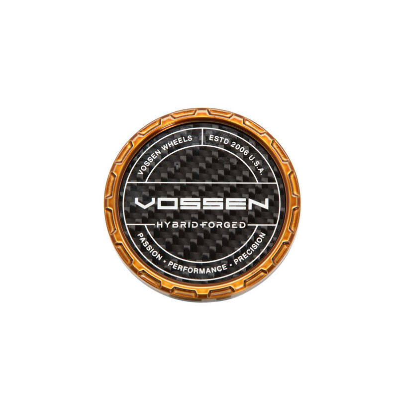 Vossen HF Carbon Billet Sport Cap 2.0 - Small (VHF) - Transparent Bronze - Twill Weave (Gloss)