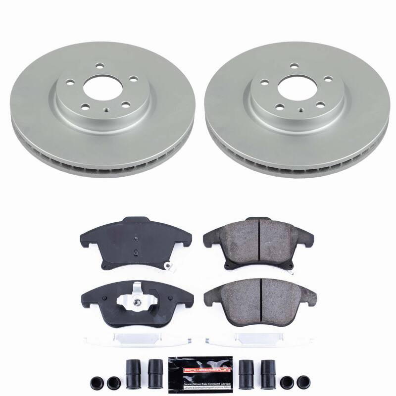 Power Stop 13-20 Ford Fusion Front Z23 Coated Brake Kit