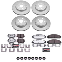 Power Stop 05-23 Chrysler 300 Front and Rear Z26 Coated Brake Kit