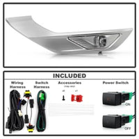 Spyder 22-24 Mitsubishi Outlander OEM LED Fog Light w/ Switch - Clear (FL-MOUT22-LED-C)