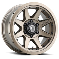 ICON Rebound Pro 17x8.5 / 5x5.5 / 0mm / 4.75in BS Bronze Wheel