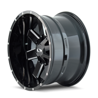 ION Type 141 20x9 / 5x127 BP / 18mm Offset / 87mm Hub Gloss Black Milled Wheel
