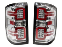 Raxiom 14-18 Chevrolet Silverado 1500 LED Tail Lights/Seq Turn Signals- Chrome- Clear Lens