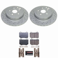 Power Stop 2024 Subaru WRX Rear Z23 Coated Brake Kit