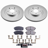 Power Stop 02-04 Infiniti I35 Front Z23 Coated Brake Kit