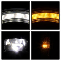 Spyder 21-24 Ford Bronco High-Power LED Headlights - Black (PRO-YD-FB21LEDAP-SEQSBGR-BK)