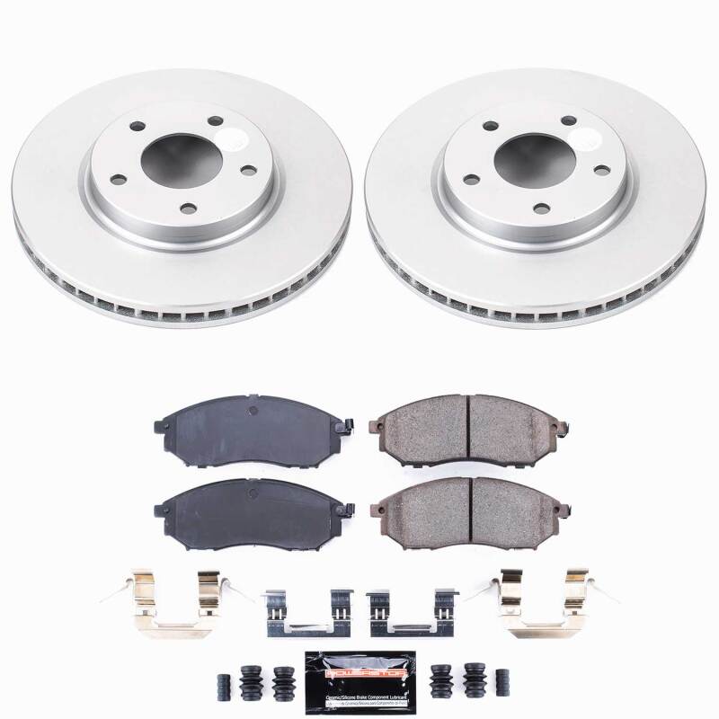 Power Stop 03-04 Infiniti M45 Front Z23 Coated Brake Kit