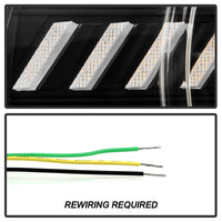 Spyder 10-13 Chevy Camaro Halogen Model Only - Black (PRO-YD-CCAM2010SI-SEQ-BK)