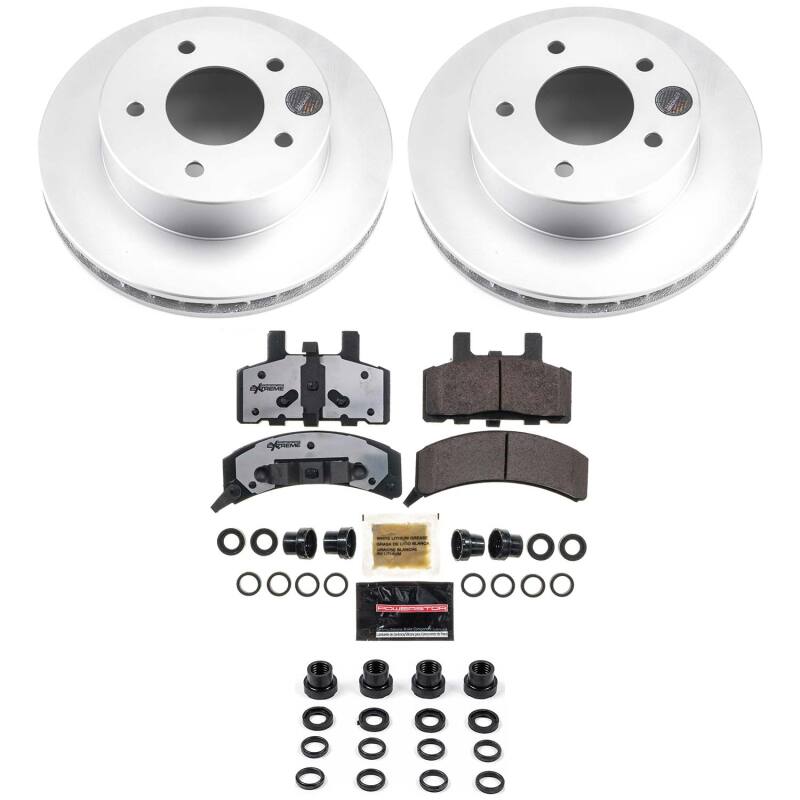 Power Stop 90-02 Chevrolet Astro Front Z36 Coated Truck & Tow Brake Kit