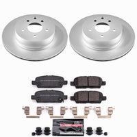 Power Stop 09-12 Infiniti EX35 Rear Z23 Coated Brake Kit