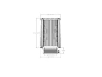 aFe POWER Universal Clamp-On Air Filter w/ D2 Dura-Dry Media - 3in F x 5in B x 4-3/4in T x 7in H