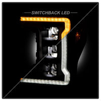 Spyder 17-19 Ford F-250/F-350/F-450 High-Power LED Headlights - Black (PRO-YD-FS17LEDAP-SEQSBGR-BK)