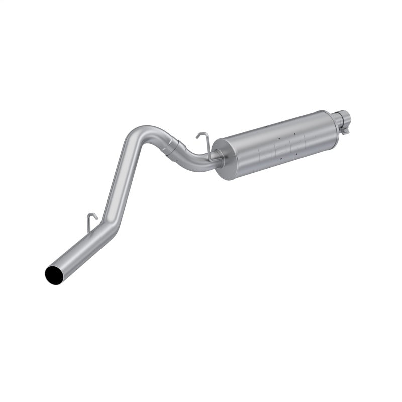 MBRP 97-99 Jeep Wrangler TJ Inline-4 2.5L/Inline-6 2.5in Aluminized Steel Cat Back Single Side Exit