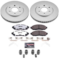 Power Stop 05-15 Nissan Frontier Front Z36 Coated Truck & Tow Brake Kit