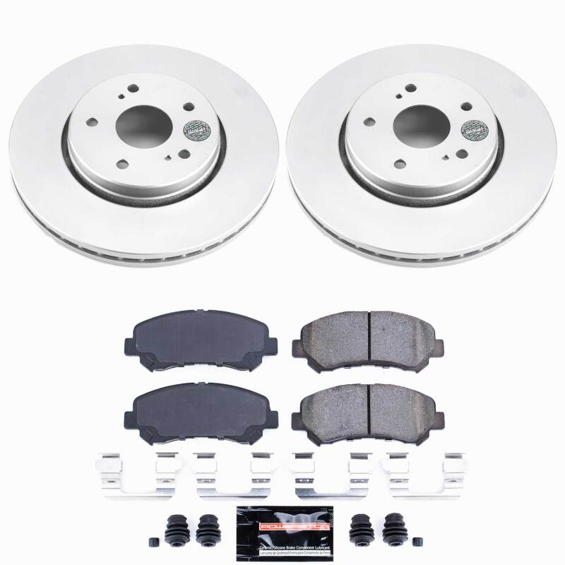 Power Stop 10-13 Suzuki Kizashi Front Z23 Coated Brake Kit