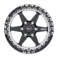 Weld S909 20x10 Ventura 6 Beadlock 6x139.7 ET12 BS6.00 Gloss BLK MIL DIA 106.1