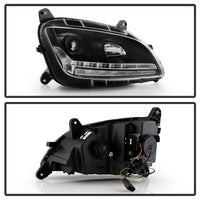 Spyder 13-19 Peterbilt 579 Passenger Side Projector Headlights - Black (PRO-YD-PB57914-SEQ-R-BK)