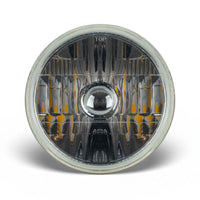 Oracle 7in Sealed Beam Glass Lens Headlight  Non-Halo-Compatible with H4 LED Bulbs