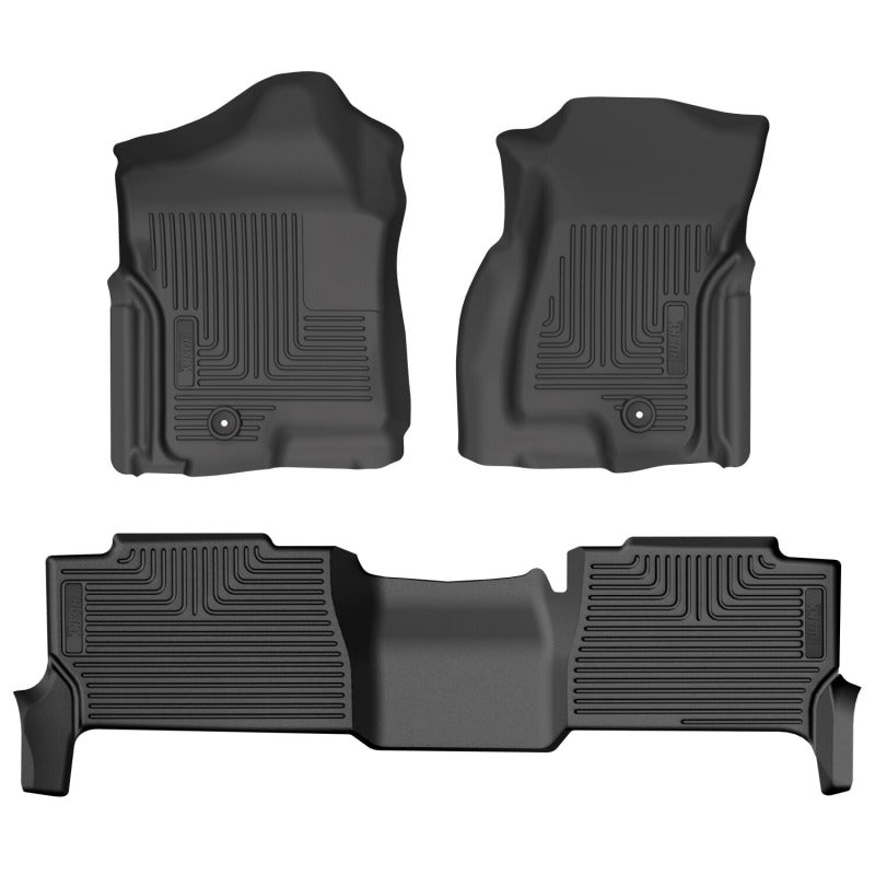 Husky Liners 00-06 Chevrolet Tahoe WeatherBeater Fr & 2nd Seat Floor Liner - Black